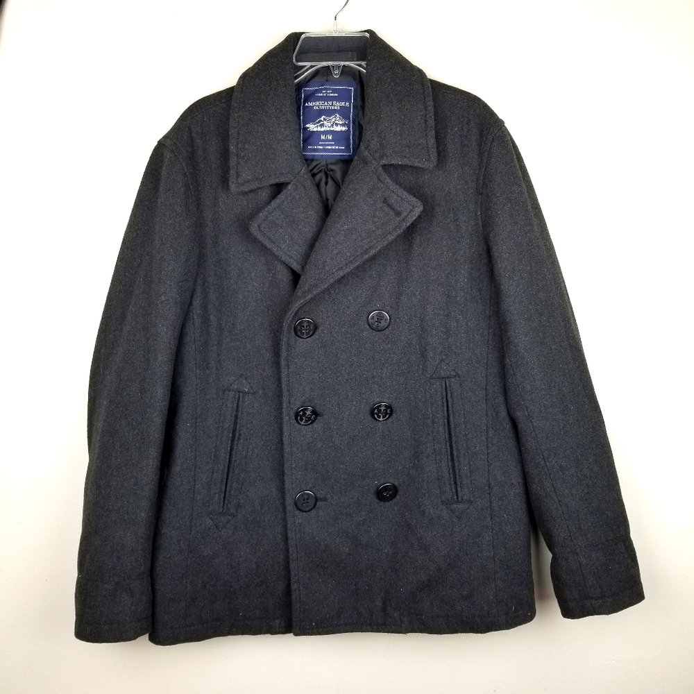 American Eagle Outfitters Men Pea Coat